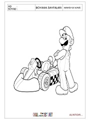 Mario And Sonic boyama sayfaları